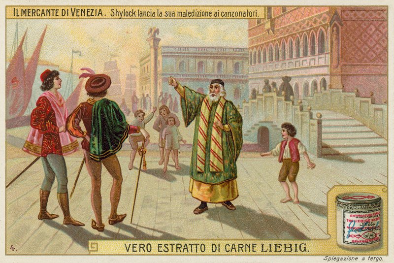 Shylock, Bassanio ja Antonio tekijältä European School