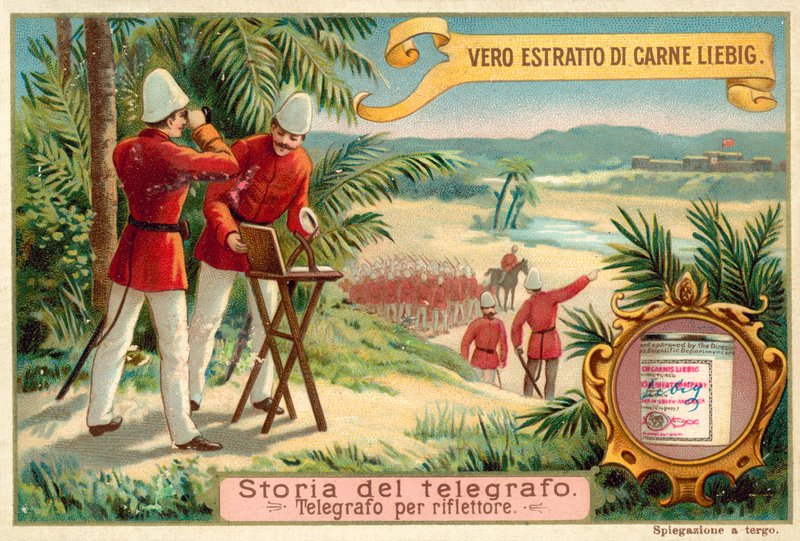 Signalointi heliografilla (chromolitho) tekijältä European School