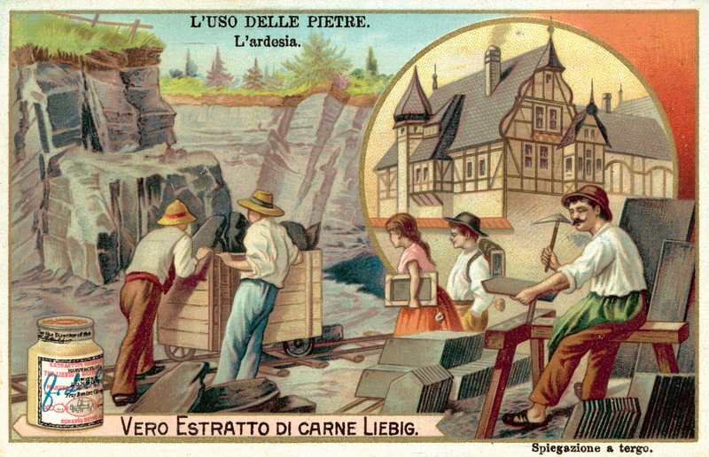 Liuskekivi (chromolitho) tekijältä European School