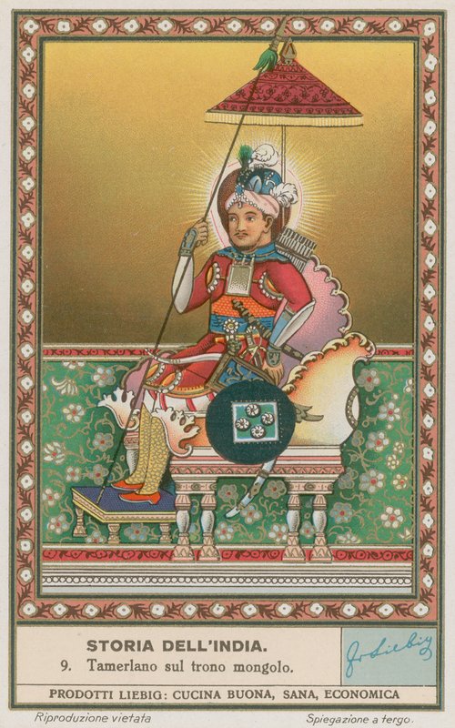 Tamburlaine Mongolian valtaistuimella tekijältä European School