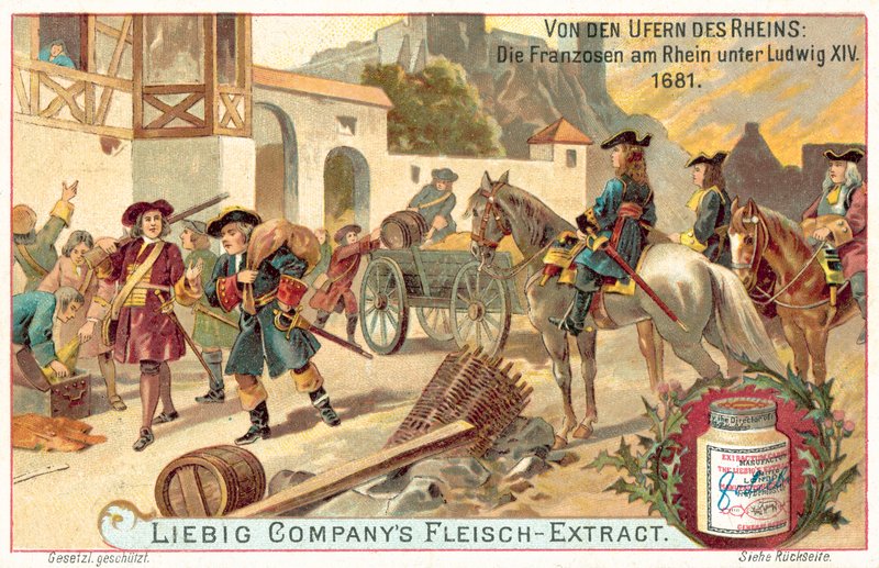 Ranskan armeija Louis XIV:n johdolla Reinillä, 1681 tekijältä European School