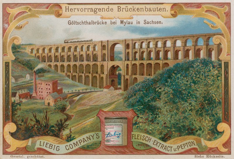 Goltzsch Viaduct rautatiesilta, Mylau, Saksa tekijältä European School