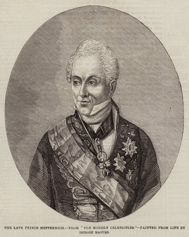 Edesmennyt prinssi Metternich (kaiverrus) tekijältä European School