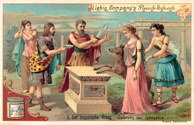 Iphigenian (chromolitho) uhri tekijältä European School