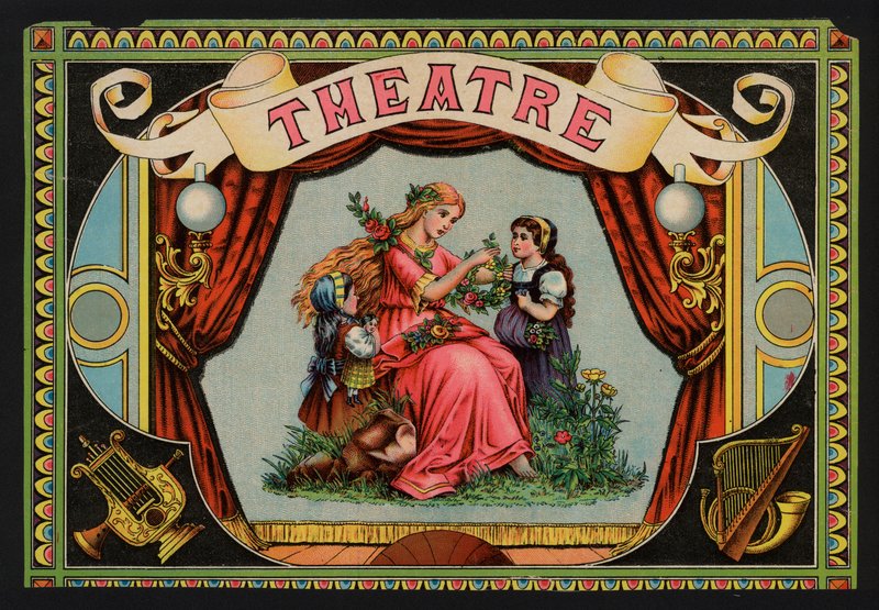 Teatteri (väri litho) tekijältä European School