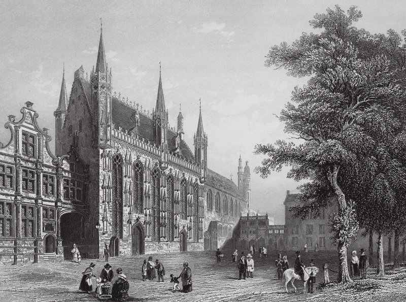 Raatihuone, Brugge (kaiverrus) tekijältä European School