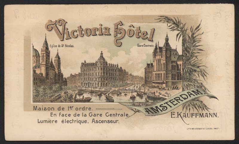 Victoria Hotel, Amsterdam (värikaiverrus) tekijältä European School