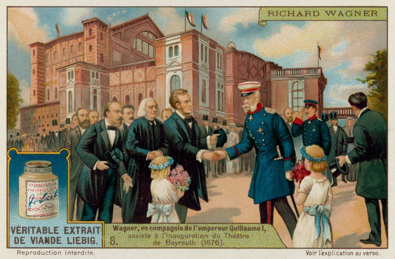 Wagner ja Keisari Wilhelm I avaa Bayreuth Theaterin vuonna 1876 tekijältä European School