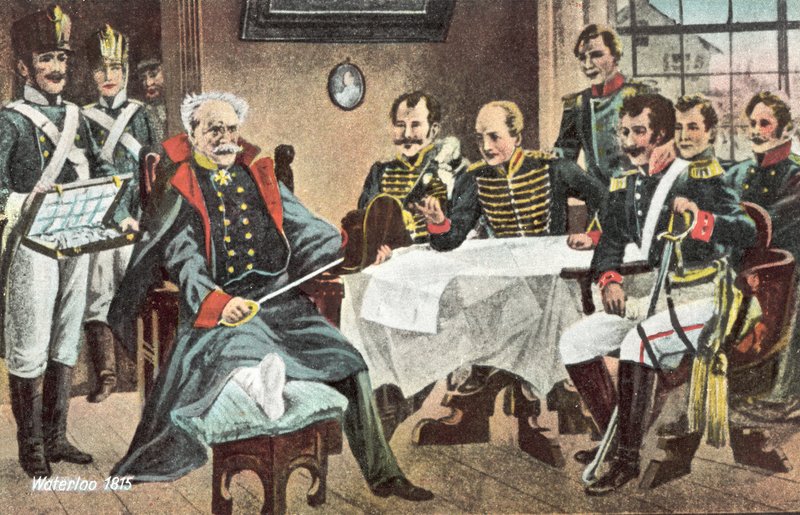 Waterloo 1815, Blucher saa hatun, miekan ja keisarin koristeet Genappessa tekijältä European School