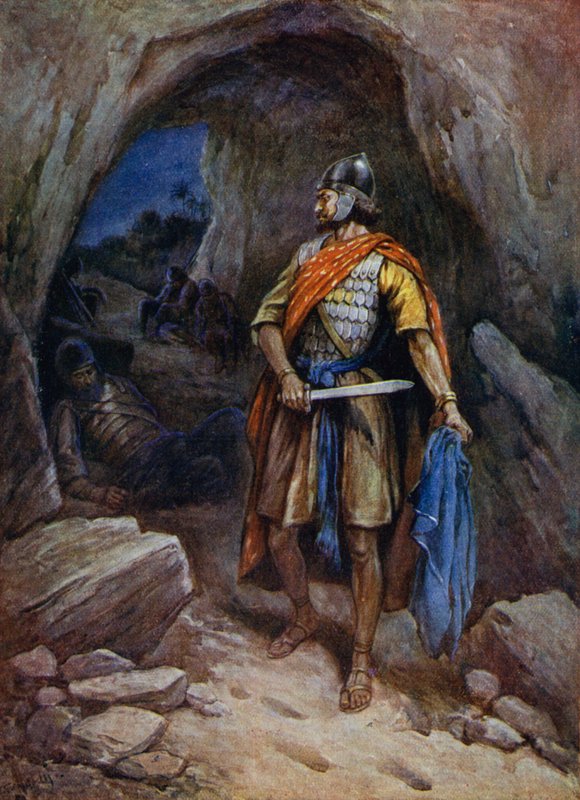 Daavid leikkaa Saulin vaipan tekijältä Evelyn Stuart Hardy