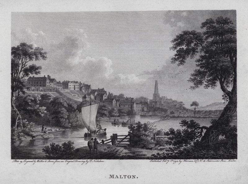 Malton (kaiverrus) tekijältä F. (after) Nicholson