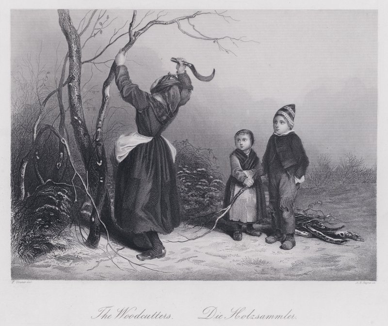 The Woodcutters (kaiverrus) tekijältä F. Grenier