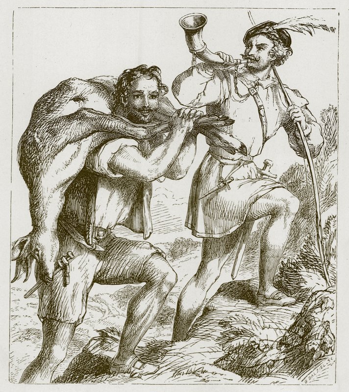Robin Hood ja Little John tekijältä F. Tayler