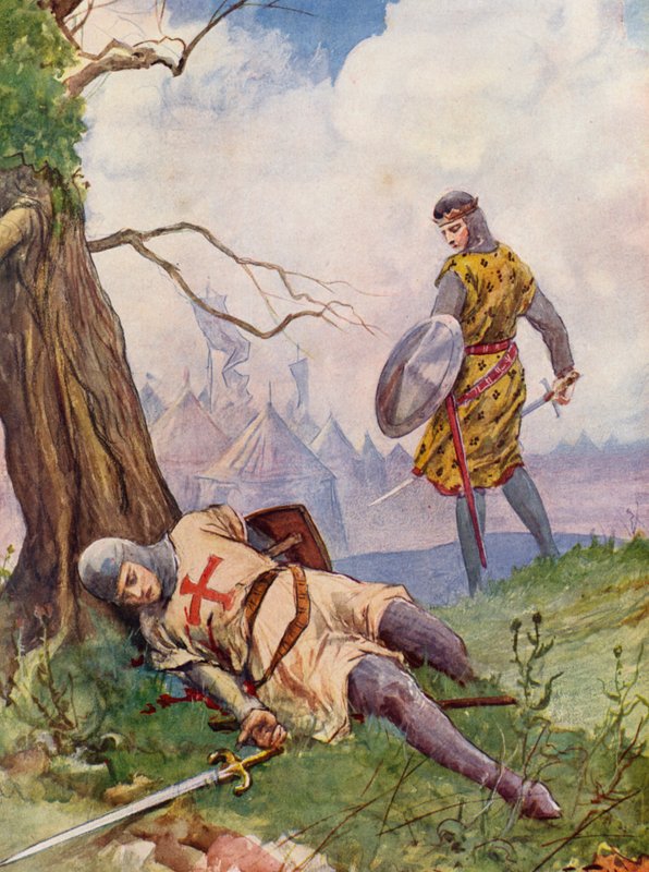 Torquato Tasson La Gerusalemme Liberata: La Gerusalemme Liberata: Canto V, stanza 31 (värilitra) (väriliitos) tekijältä Fabio Fabbi