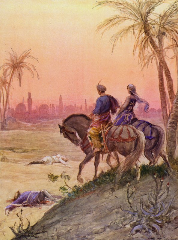 Torquato Tasson La Gerusalemme Liberata: laulu XIX, säkeistö 102 (värilitraus) tekijältä Fabio Fabbi