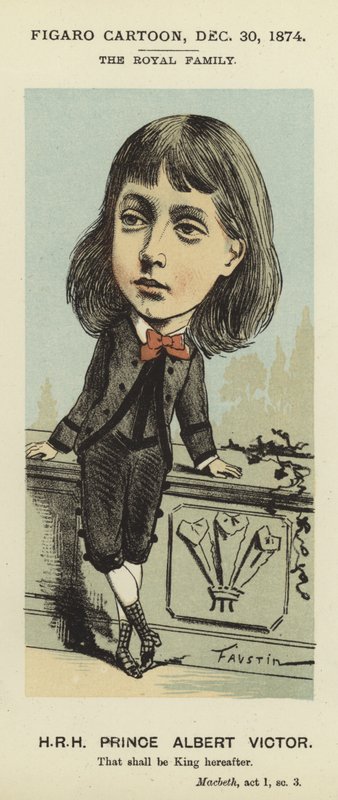 Karikatyyri prinssi Albert Victorista tekijältä Faustin
