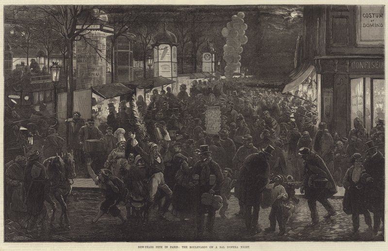 Uudenvuodenjuhla Pariisissa, Boulevardsilla Bal d