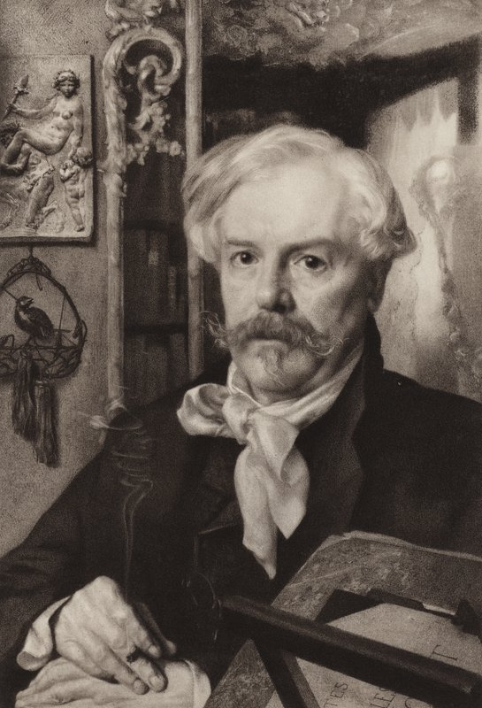 Edmond de Goncourt (kaiverrus) tekijältä Felix Bracquemond
