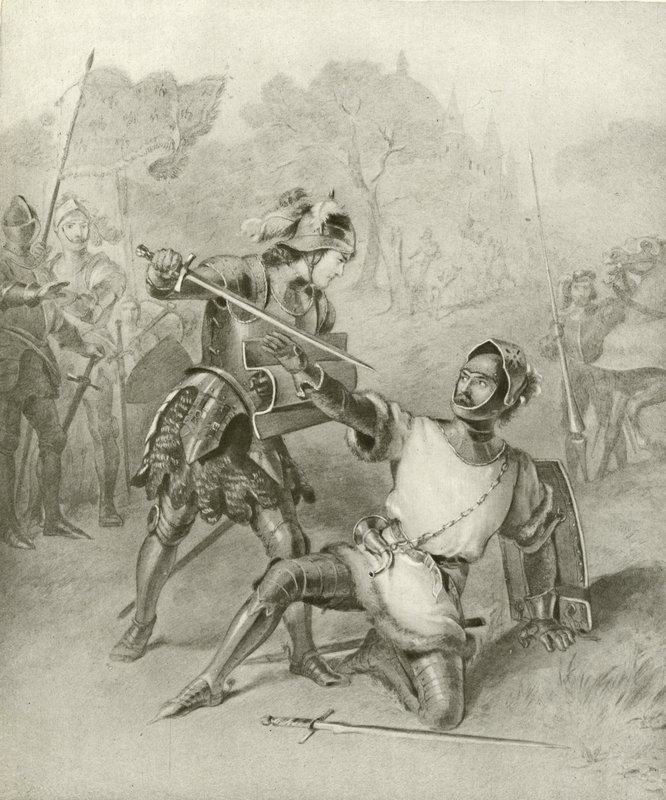 Kuningas Henrik VI:n ensimmäinen osa. I näytös, kohtaus II (syväpaino) tekijältä Felix Octavius Carr Darley