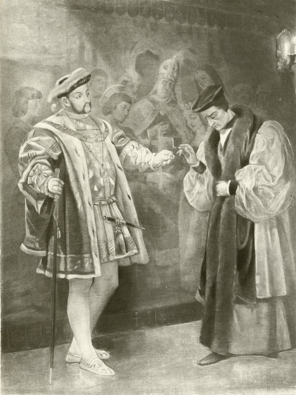 Kuningas Henrik VIII. V näytös, I kohtaus (syväpaino) tekijältä Felix Octavius Carr Darley