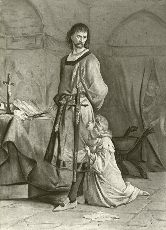 Kuningas Johannes. IV näytös, kohtaus I (syväpaino) tekijältä Felix Octavius Carr Darley