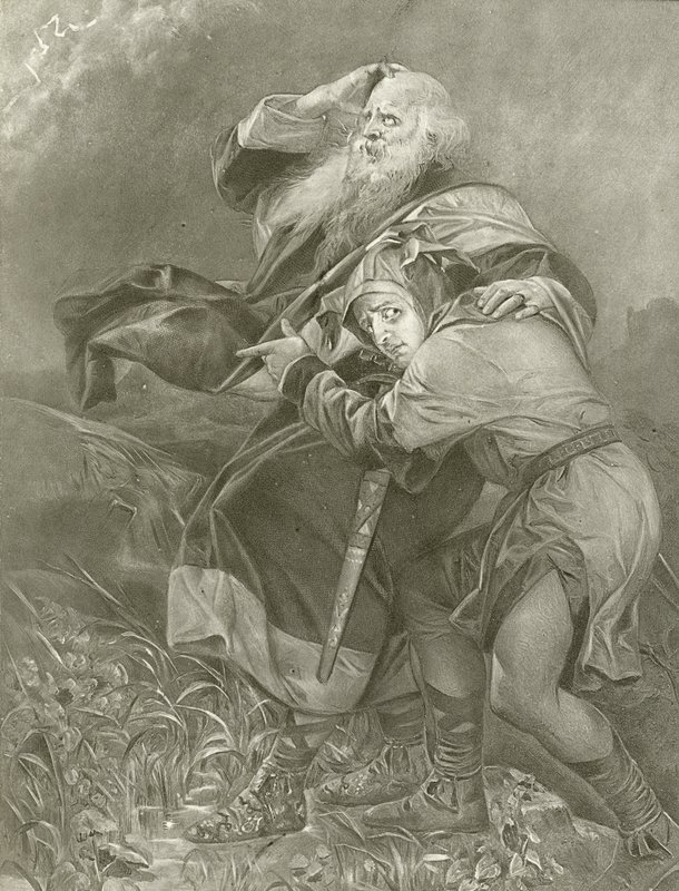 Kuningas Lear. III näytös, kohtaus II (syväpaino) tekijältä Felix Octavius Carr Darley