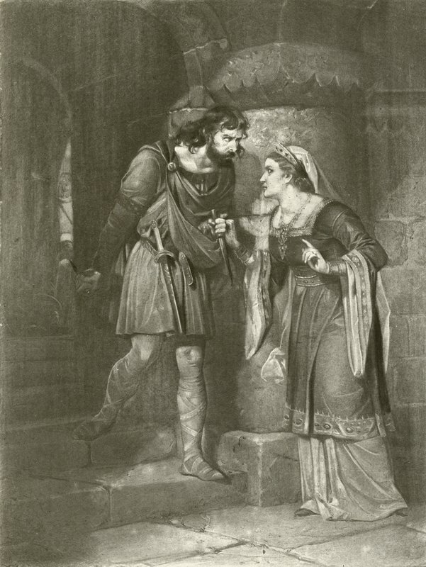 Macbeth. näytös II, kohtaus II (syväpaino) tekijältä Felix Octavius Carr Darley