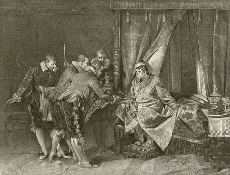 Särän kesyttäminen. Induktio, kohtaus II (syväpaino) tekijältä Felix Octavius Carr Darley