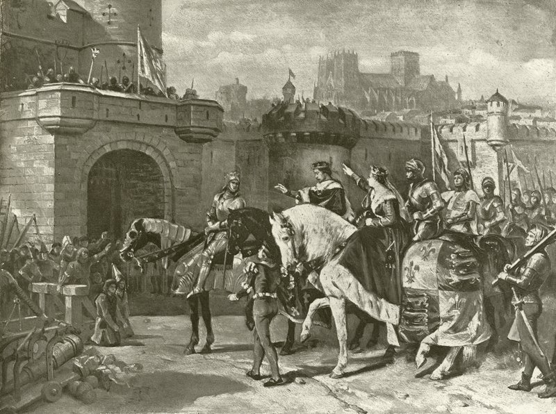 Henrik VI:n kolmas osa. Toisen näytöksen toinen kohtaus (syväpaino) tekijältä Felix Octavius Carr Darley