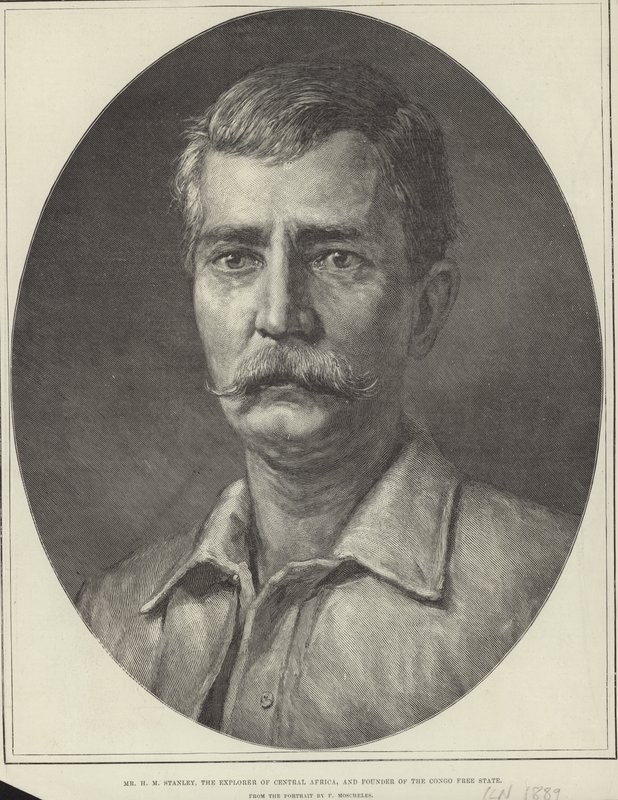 Henry Morton Stanley (kaiverrus) tekijältä Felix Stone (after) Moscheles
