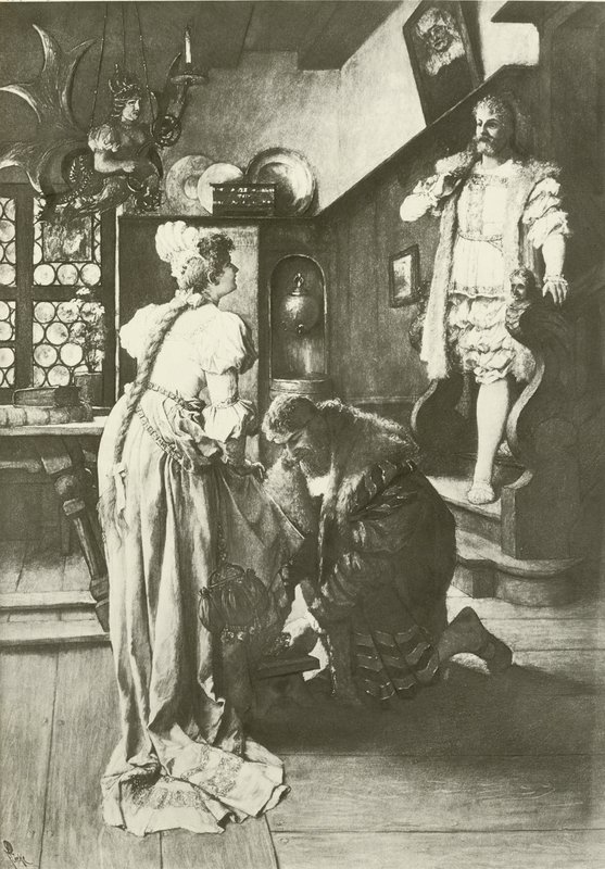 Nürnbergin mestarilaulajat, III näytös, kohtaus iv (syväpaino) tekijältä Ferdinand Leeke
