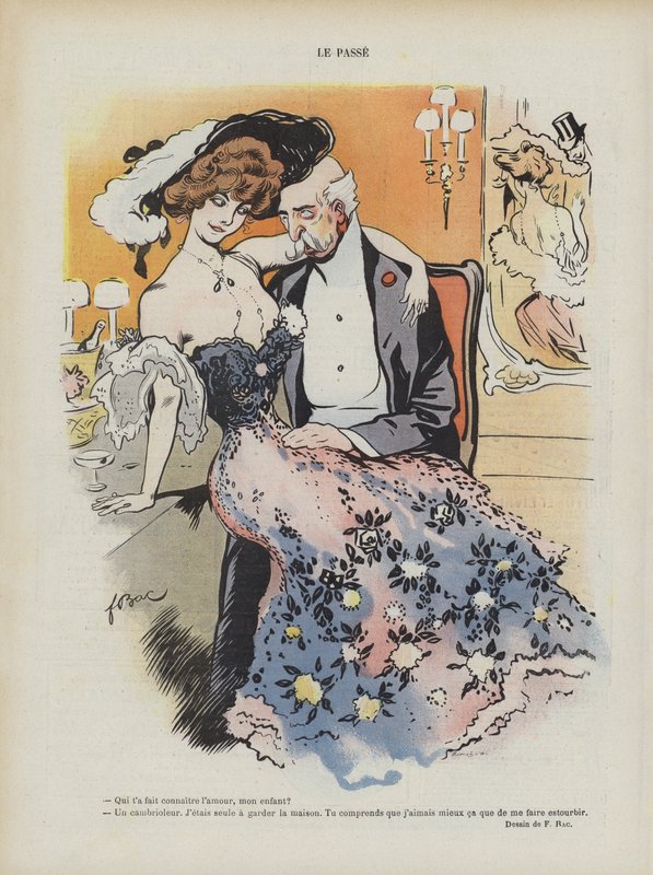 Kuvitus Le Rirelle (väri litho) tekijältä Ferdinand Sigismund Bac