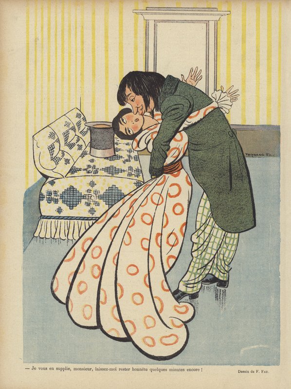 Kuvitus Le Rirelle tekijältä Fernand Fau