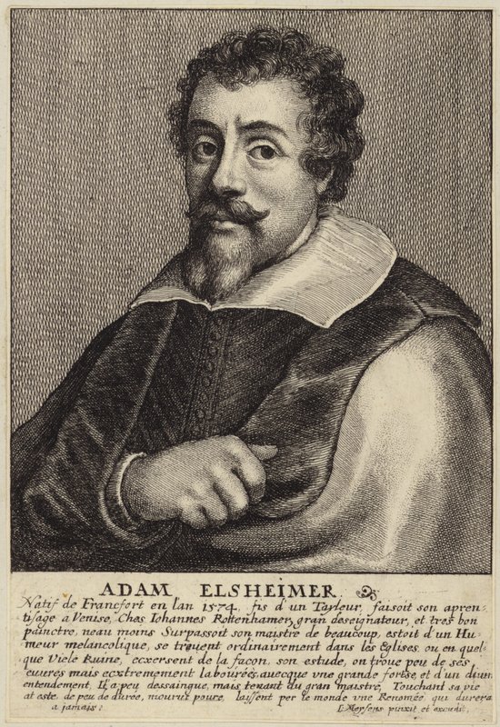 Adam Elsheimerin muotokuva tekijältä Flemish School