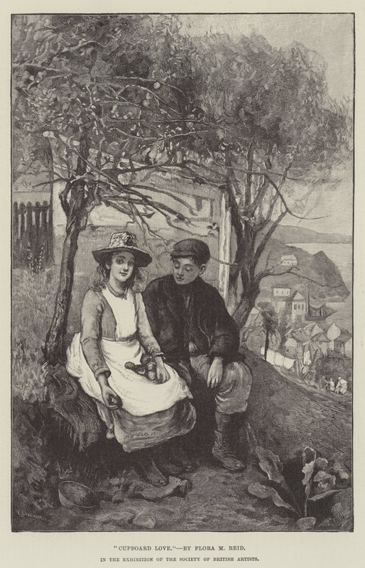 Cupboard Love, näyttelyssä Society of British Taiteilijat ry tekijältä Flora Macdonald Reid