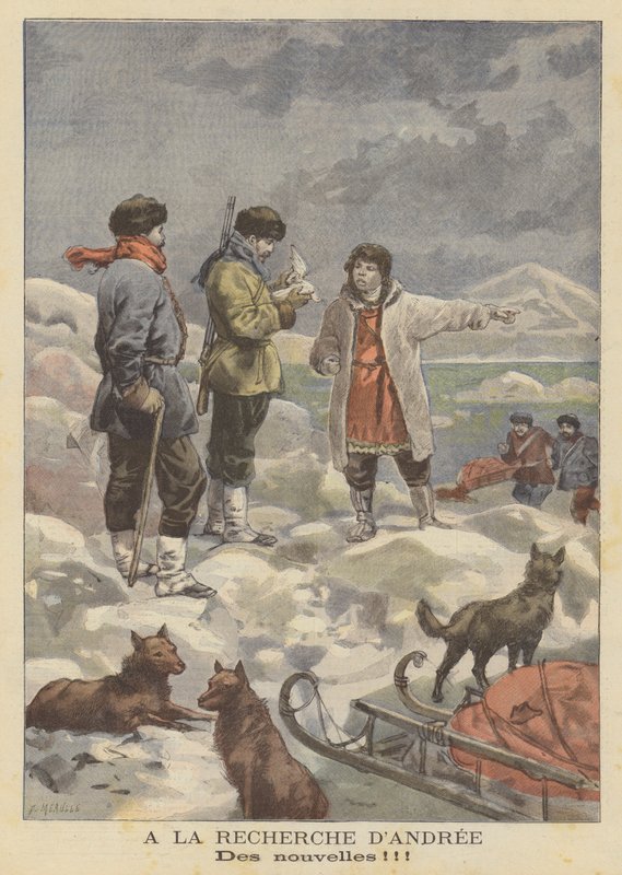 Etsitään Salomon Andreesin kadonneita ilmapalloja arktisilla alueilla tekijältä Fortune Louis Meaulle