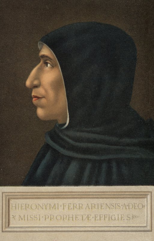Girolamo Savonarola (värilitra) tekijältä Fra  Bartolomeo