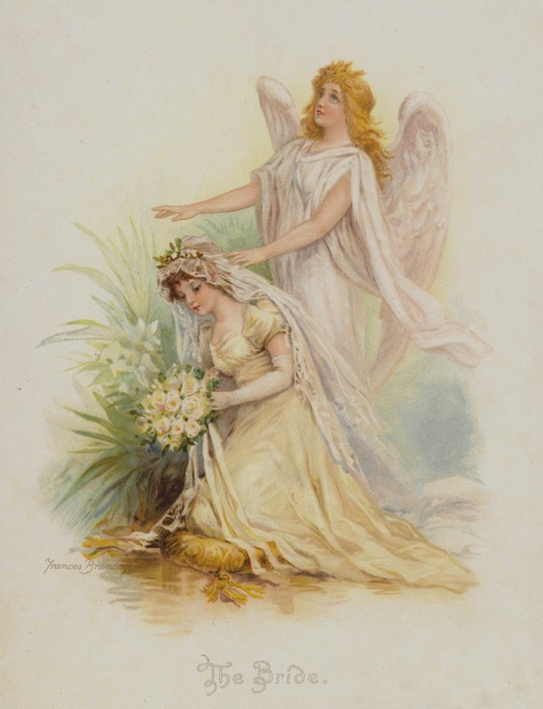 Morsian (chromolitho) tekijältä Frances Brundage