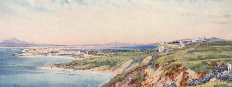 Karthagon alue Sidi Bou Saidista (värilitro) tekijältä Frances Nesbitt