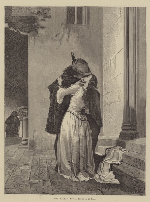 Suudelma tekijältä Francesco Hayez