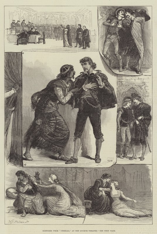Sketsejä Othellosta, Lyceum-teatterista tekijältä Francis S. Walker