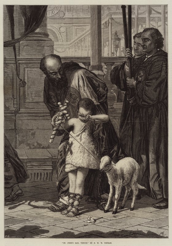 Pyhän Johanneksen päivä, Venetsia tekijältä Francis William Topham