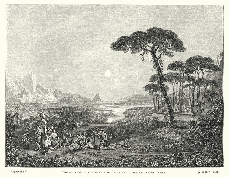 The Contest of the Lyre and the Pipe in the Valley of Tempe (engraving)   1062101   fi       finnish Successfully Translated  Original: Carmen, last half 1800s. Translat: Carmen, last half 1800s. 1187618 fi finnish Successfully Translated Original: Night s tekijältä Francis (after) Danby