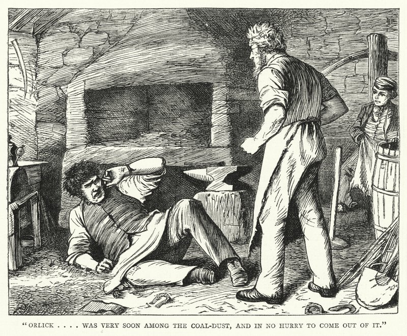 Charles Dickensin kuvitus suurille odotuksille (kaiverrus) tekijältä Francis Arthur Fraser