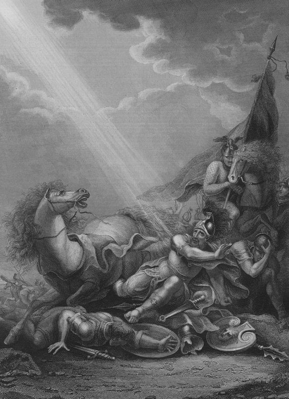 Pyhän Paavalin kääntymys (kaiverrus) tekijältä Francis Bourgeois