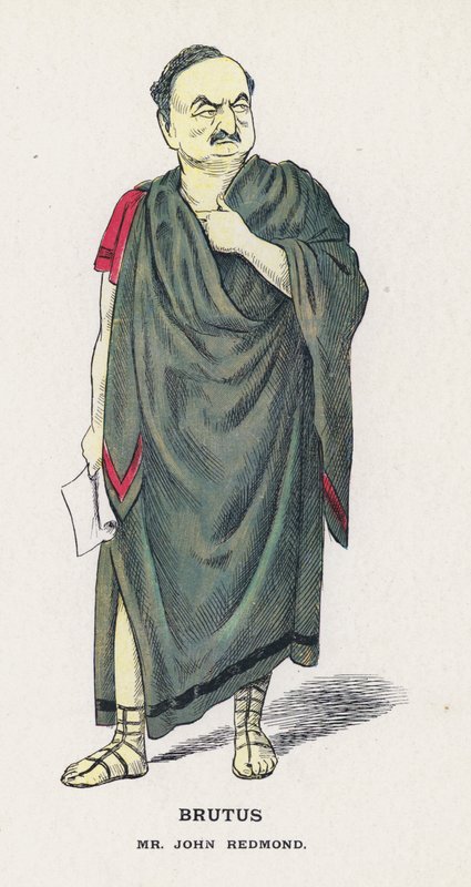 Brutus, herra John Redmond (väri litho) tekijältä Francis Carruthers Gould