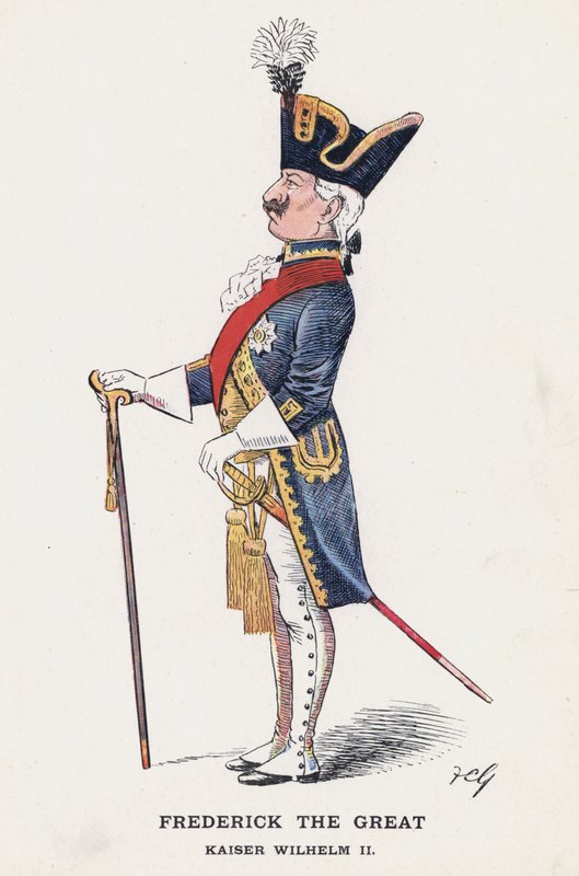 Frederick Suuri, Keisari Wilhelm II (väri litho) tekijältä Francis Carruthers Gould