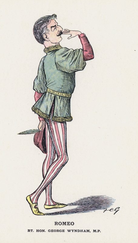 Romeo, Rt Hon George Wyndham (väri litho) tekijältä Francis Carruthers Gould