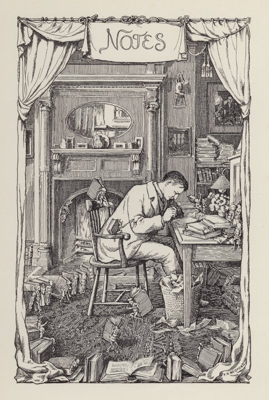 Toinen lasten säkeistökirja: Notes (litho) tekijältä Francis Donkin Bedford