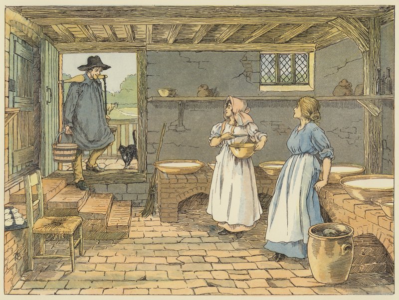 Dairy Man (värilitro) tekijältä Francis Donkin Bedford